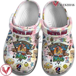 Grateful Dead Music Crocs Crocband Clogs Shoes, Unique Gifts For Fans Style 52 - Vesles2014S 3