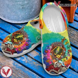 Grateful Dead Music Crocs Crocband Clogs Shoes, Unique Gifts For Fans Style 53 - Vesles2014S 3