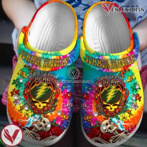 Grateful Dead Music Crocs Crocband Clogs Shoes, Unique Gifts For Fans Style 53 - Vesles2014S