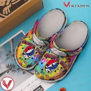Grateful Dead Music Crocs Crocband Clogs Shoes, Unique Gifts For Fans Style 54 - Vesles2014S 2