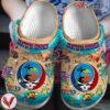 Grateful Dead Music Crocs Crocband Clogs Shoes, Unique Gifts For Fans Style 62 - Vesles2014S