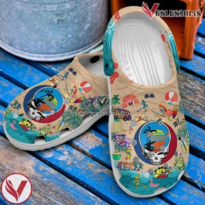 Grateful Dead Music Crocs Crocband Clogs Shoes, Unique Gifts For Fans Style 62 - Vesles2014S 3