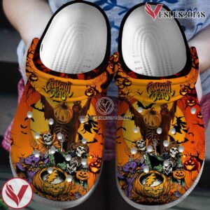 Grateful Dead Music Crocs Crocband Clogs Shoes, Unique Gifts For Fans Style 65 - Vesles2014S