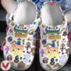 Grateful Dead Music Crocs Crocband Clogs Shoes, Unique Gifts For Fans Style 66 - Vesles2014S