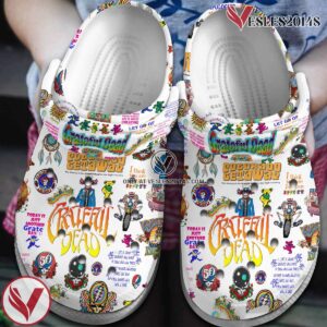 Grateful Dead Music Crocs Crocband Clogs Shoes, Unique Gifts For Fans Style 66 - Vesles2014S