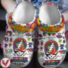 Grateful Dead Music Crocs Crocband Clogs Shoes, Unique Gifts For Fans Style 69 - Vesles2014S