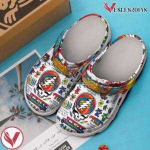 Grateful Dead Music Crocs Crocband Clogs Shoes, Unique Gifts For Fans Style 69 - Vesles2014S 4