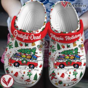 Grateful Dead Music Crocs Crocband Clogs Shoes, Unique Gifts For Fans Style 7 - Vesles2014S