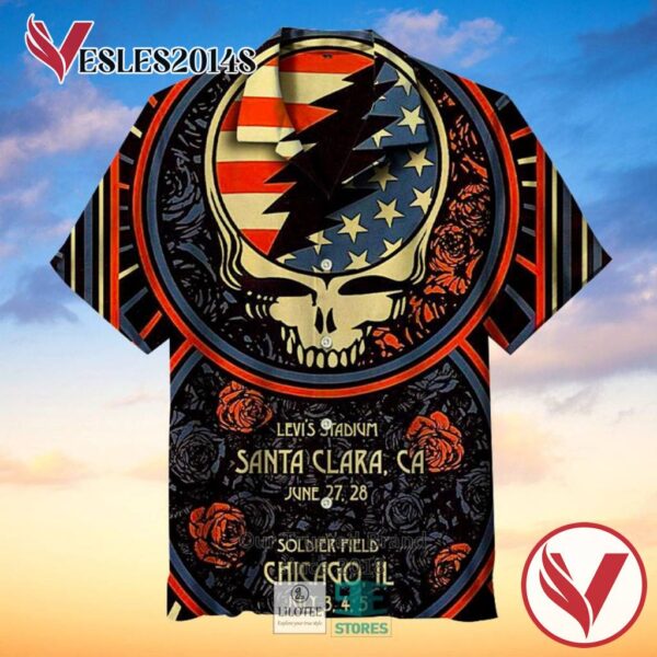 Grateful Dead Sign Casual Hawaiian Shirt, Best Gifts For Summer Vesles2014S 1