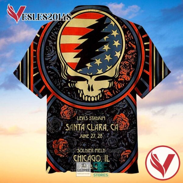 Grateful Dead Sign Casual Hawaiian Shirt, Best Gifts For Summer Vesles2014S 2