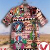Grateful Dead Symbols Unisex Hawaiian Shirt And Short, Unique Gifts For Friends - Vesles2014S 1