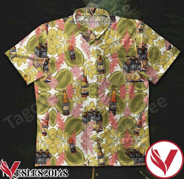 Great Lakes Dortmunder Gold Lager Hawaiian Shirt, Unique Gifts For Friends - Vesles2014S 1