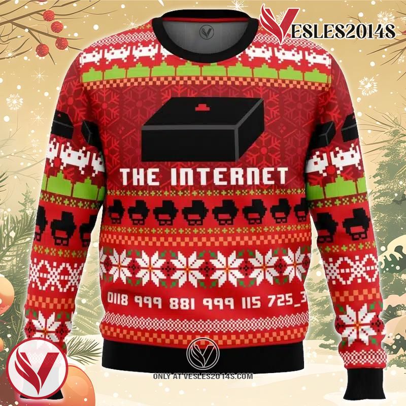 Great Reception The Internet Ugly Christmas Sweater, Unique Christmas Gift For Fans - Vesles2014S