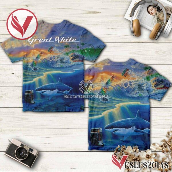Great White Can’t Get There From Here Album Cover Shirt, Unique Gifts For Music Lovers - Vesles2014S
