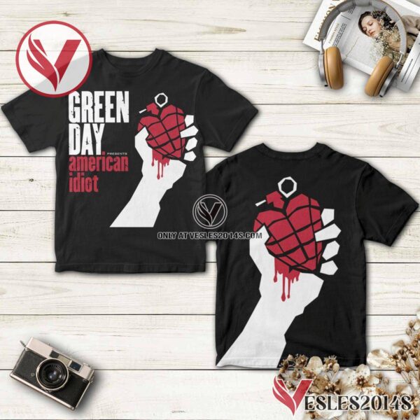 Green Day American Idiot Album Cover Shirt, Unique Gifts For Music Lovers - Vesles2014S