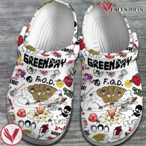 Green Day Band Music Crocs Crocband Clogs Shoes, Unique Gifts For Fans Style 2 - Vesles2014S 2