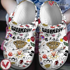 Green Day Band Music Crocs Crocband Clogs Shoes, Unique Gifts For Fans Style 2 - Vesles2014S