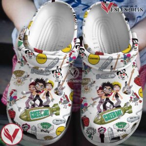 Green Day Band Music Crocs Crocband Clogs Shoes, Unique Gifts For Fans Style 4 - Vesles2014S