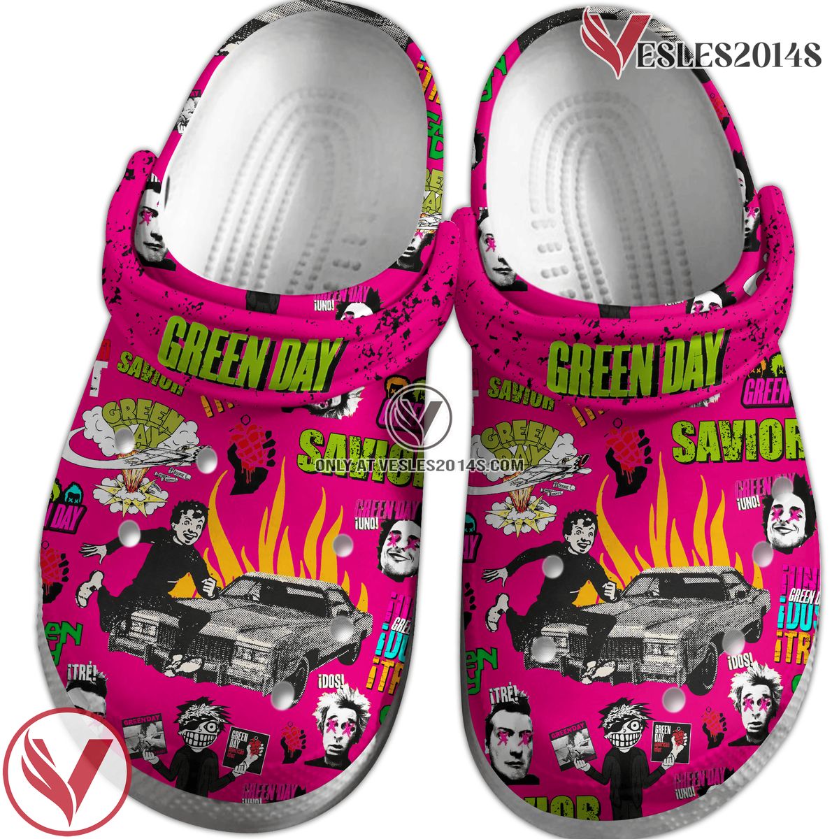 Green Day Band Music Crocs Crocband Clogs Shoes, Unique Gifts For Fans Style 5 - Vesles2014S 2