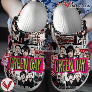Green Day Band Music Crocs Crocband Clogs Shoes, Unique Gifts For Fans Style 6 - Vesles2014S