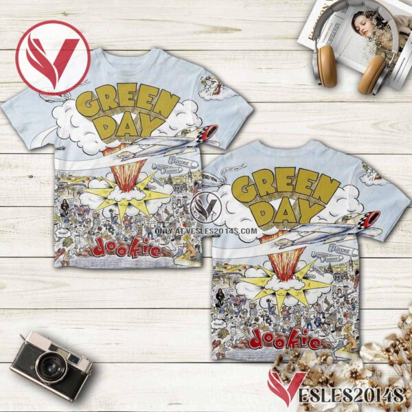 Green Day Dookie Album Cover Shirt, Unique Gifts For Music Lovers - Vesles2014S