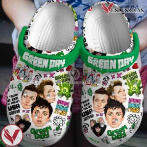 Green Day Music Crocs Crocband Clogs Shoes, Unique Gifts For Fans Style 10 - Vesles2014S