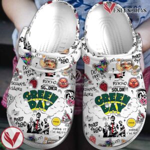 Green Day Music Crocs Crocband Clogs Shoes, Unique Gifts For Fans Style 3 - Vesles2014S