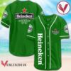 Green Heineken Beer Baseball Jersey, Perfect Gifts For Fans - Vesles2014S