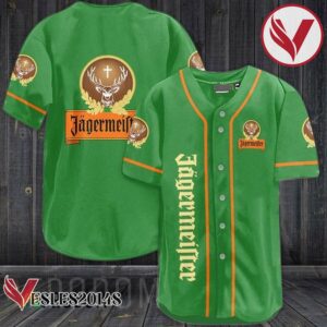 Green Jagermeister Baseball Jersey, Perfect Gifts For Fans - Vesles2014S
