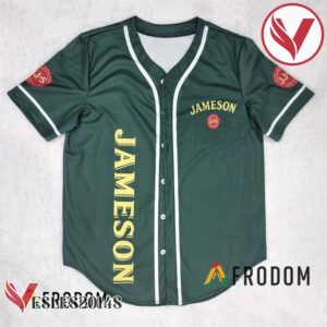 Green Jameson Whiskey Baseball Jersey, Perfect Gifts For Fans - Vesles2014S 2