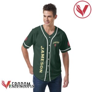 Green Jameson Whiskey Baseball Jersey, Perfect Gifts For Fans - Vesles2014S 3