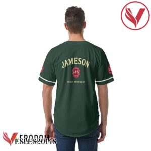 Green Jameson Whiskey Baseball Jersey, Perfect Gifts For Fans - Vesles2014S 5