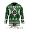 Green Mighty Morphin Power Ranger Ugly Hockey Jersey Shirt, Trending Gifts For Fans - Vesles2014s
