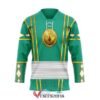 Green Ninja Mighty Morphin Power Rangers Ninjetti Hockey Jersey, Trending Gifts For Fans - Vesles2014s