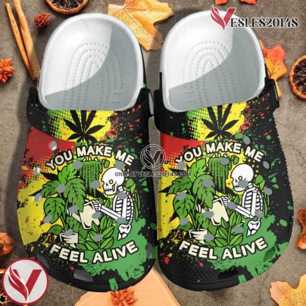 Green Plant Classic Clogs Shoes, Unique Gift From  Vesles2014S