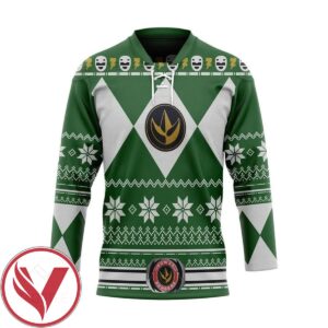 Green Power Ugly Hockey Jersey, Trending Gifts For Fans - Vesles2014s