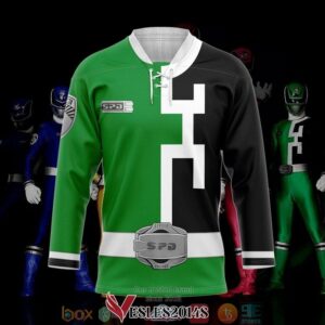 Green Ranger S.P.D Hockey Jersey Shirt, Trending Gifts For Fans - Vesles2014s 2