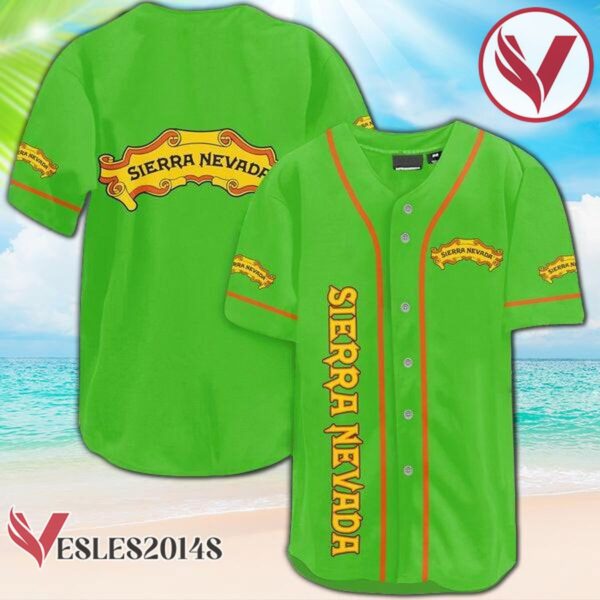 Green Sierra Nevada Beer Baseball Jersey, Perfect Gifts For Fans - Vesles2014S
