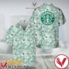 Green Starbucks Coffee Doodle Art Hawaiian Shirt, Unique Gifts For Friends - Vesles2014S 1