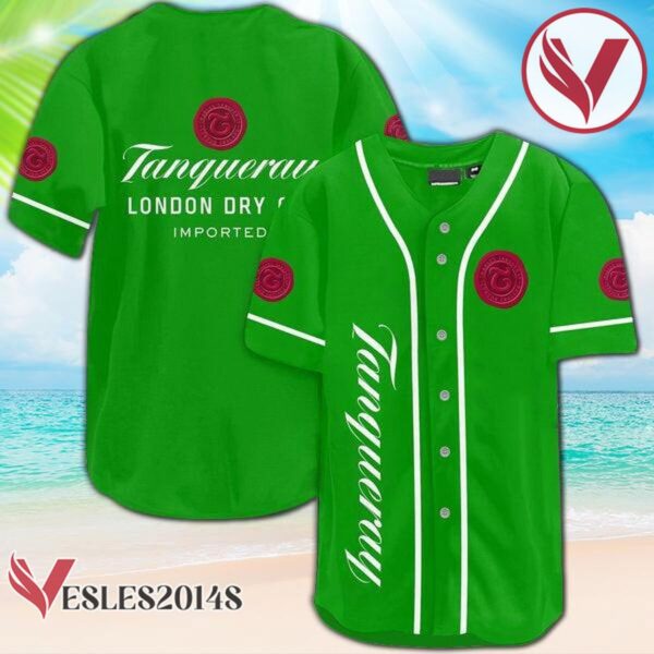 Green Tanqueray Gin Baseball Jersey, Perfect Gifts For Fans - Vesles2014S