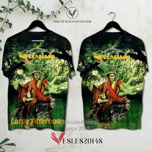 Greenslade-Large Afternoon Album 3D Shirt, Unique Gifts For Music Lovers - Vesles2014S
