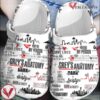 Grey Anatomy American Medical TV Show Nurse Crocs Crocband Comfortable Clogs Shoes For Men Women, Unique Gift From  Vesles2014S