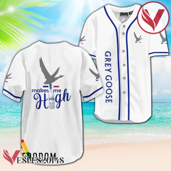 Grey Goose Original Vodka Make Me High Baseball Jersey, Perfect Gifts For Fans - Vesles2014S