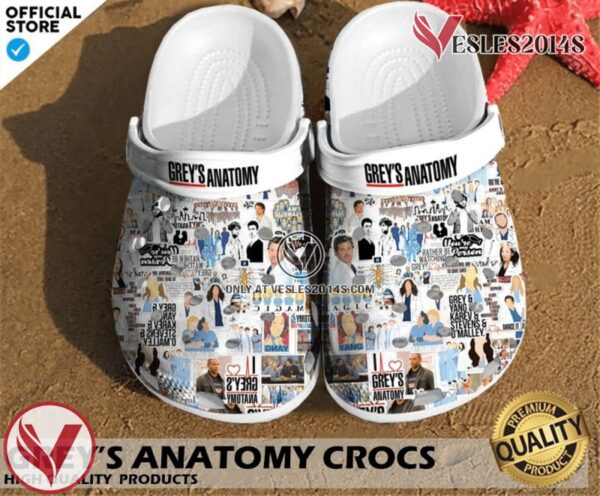 Grey’s Anatomy Crocs Clog Shoes Style 1, Unique Gift From  Vesles2014S