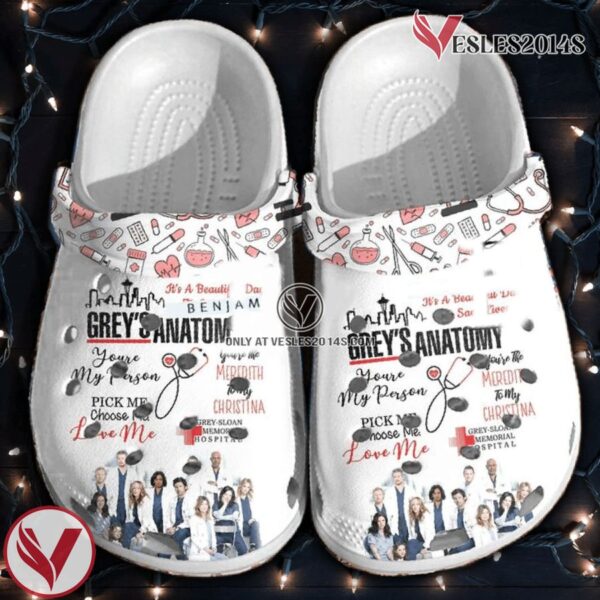 Grey’s Anatomy Crocs Clog Shoes Style 3, Unique Gift From  Vesles2014S