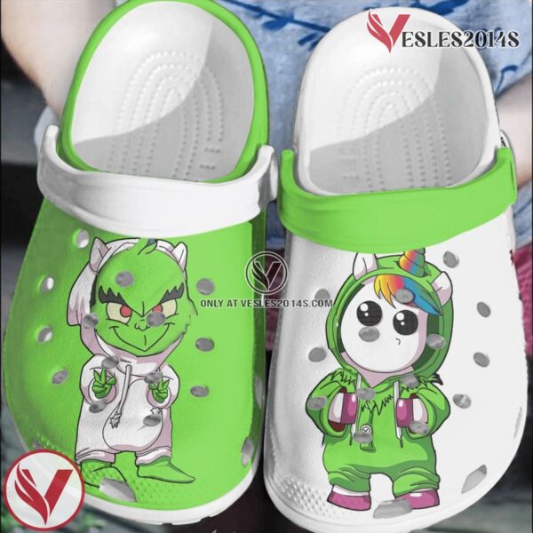 Grinch Christmas Crocs Crocband Clogs Shoes Comfortable For Men Women, Unique Gift From  Vesles2014S