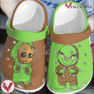 Grinch Christmas Crocs Crocband Comfortable Clogs Shoes For Men Women, Unique Gift From  Vesles2014S