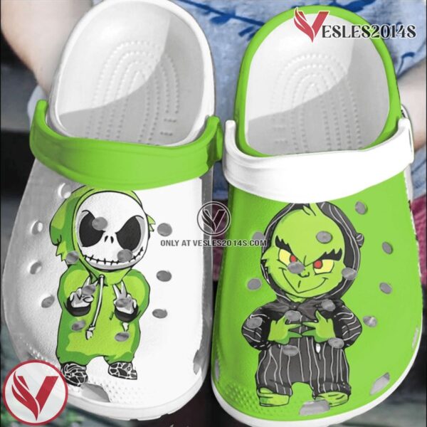 Grinch Christmas Crocs Crocband Comfortable Shoes Clogs For Men Women, Unique Gift From  Vesles2014S
