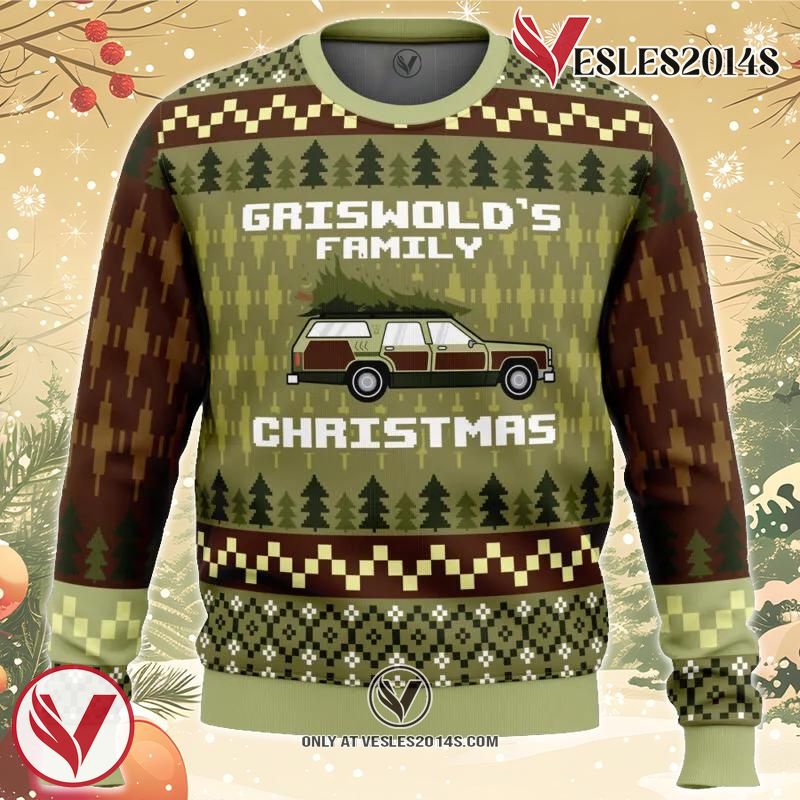 Griswold’s Family Christmas Vacation Ugly Christmas Sweater, Unique Christmas Gift For Fans - Vesles2014S