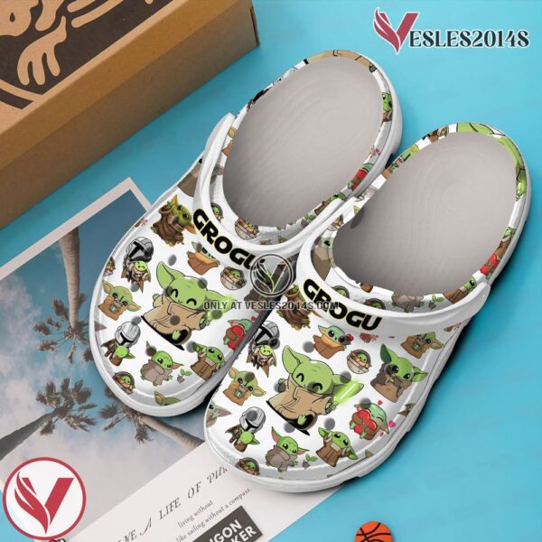 Grogu Starwar Movie Crocs Crocband Clogs Shoes Comfortable For Men Women and Kids - Vesles2014S 3